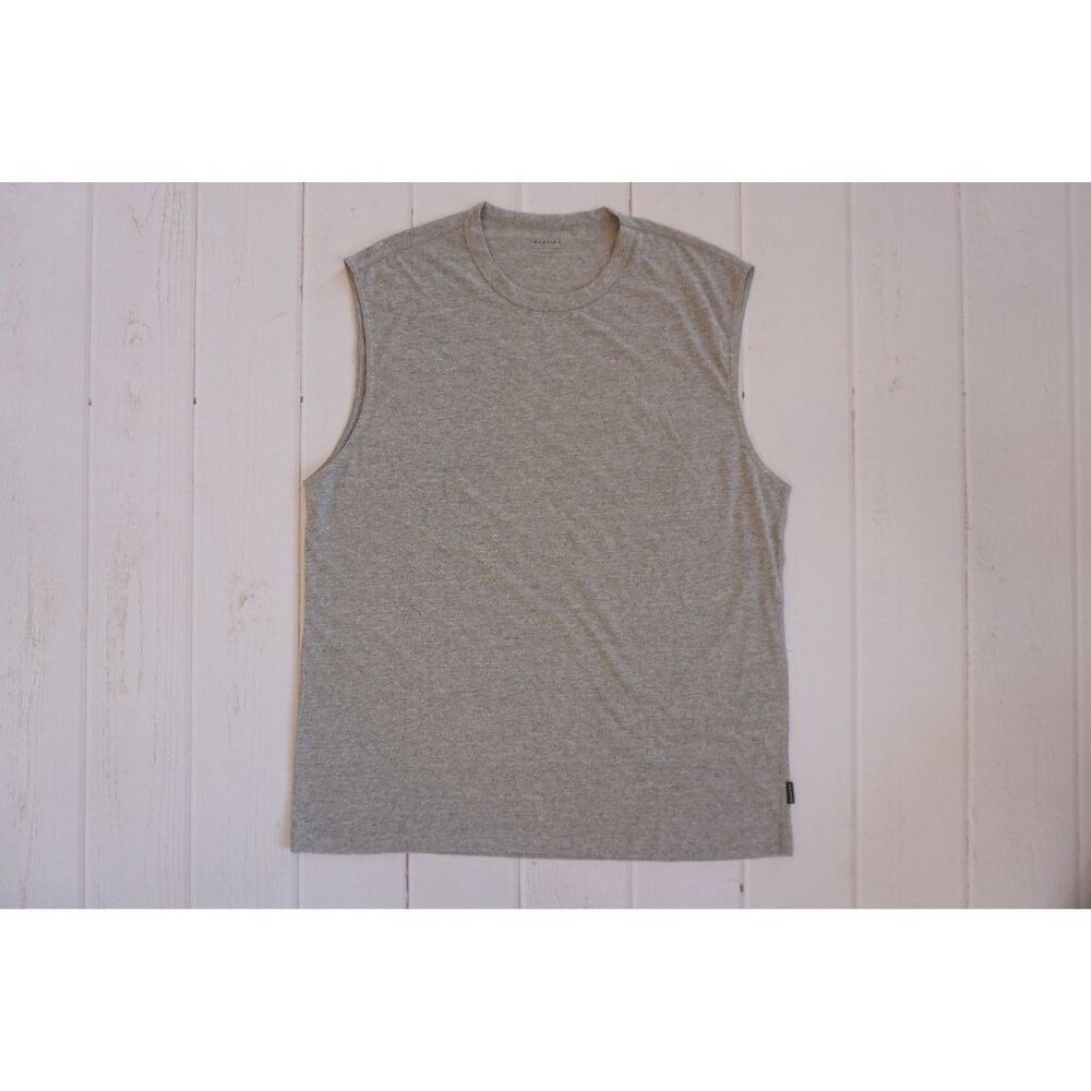 Dunning Men’s Heather Gray Sleeveless Performance Tee Shirt - Size XL